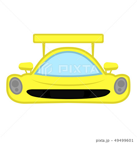 Isolated racing car 49499601