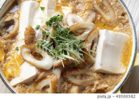 豆腐の卵とじ 豆腐の卵とじ 49500582