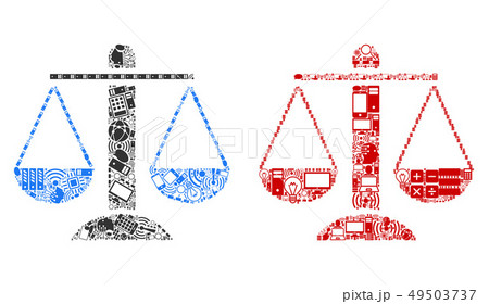 Weight Scales Mosaic Icons for BigData Weight Scales Mosaic Icons for BigData 49503737
