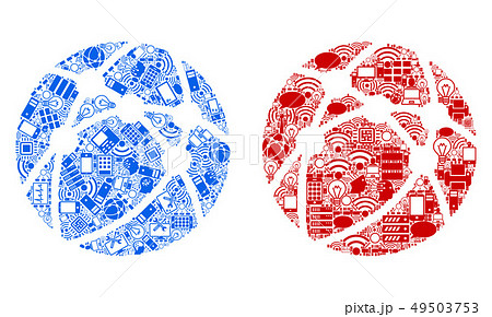 Web Browser Mosaic Icons for BigData 49503753