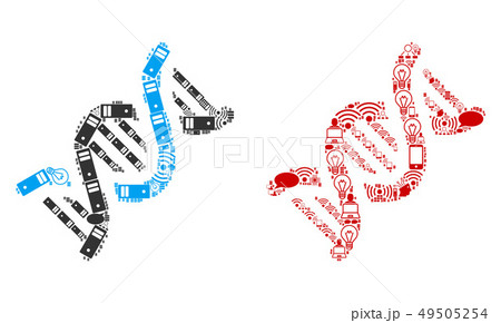 DNA Mosaic Icons for BigData DNA Mosaic Icons for BigData 49505254