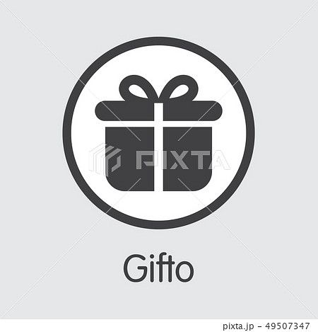 GTO - Gifto. The Logo of Virtual Momey or Market Emblem. 49507347