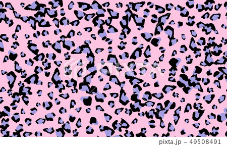 Pink leopard print design. Animal skin pattern. 49508491