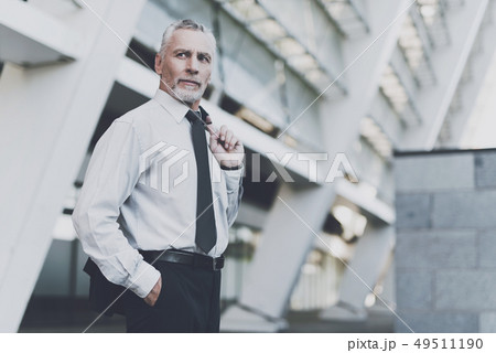 Businessman is Holding a Jacket 49511190