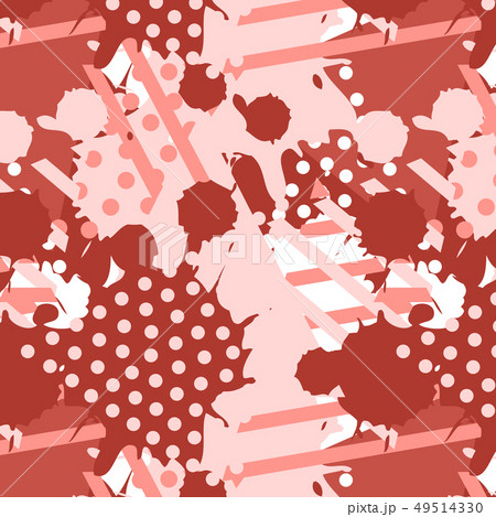 Abstract pattern with liquid shapes in trendy 49514330