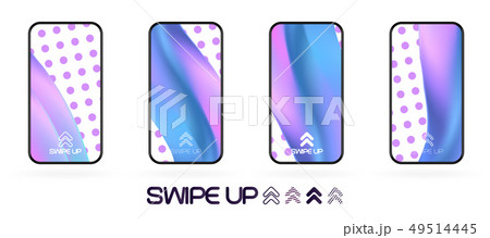 swipe up template with abstract backdrop vector swipe up template with abstract backdrop vector 49514445
