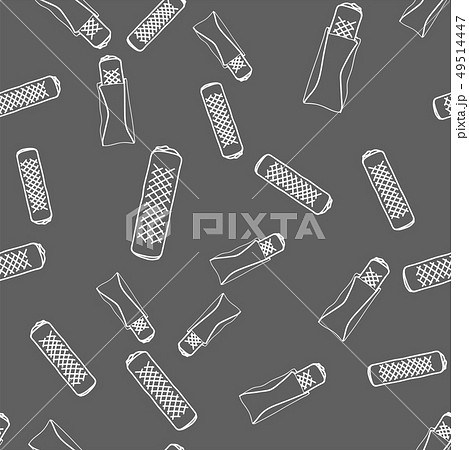 Doner shaurma shawerma seamless pattern vector Doner shaurma shawerma seamless pattern vector 49514447