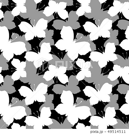 Seamless pattern with butterflies 49514511