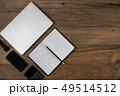 Flat lay of Technology object on table 49514512