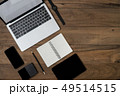 Flat lay of Technology object on table 49514515