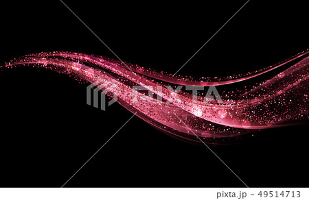 Abstract shiny color gold wave design element 49514713