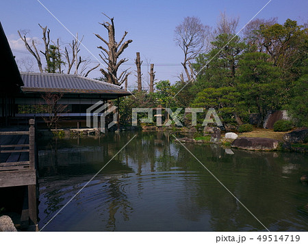 渉成園の滴翠軒と臨池亭 49514719