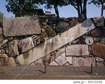渉成園の高石垣 49515036
