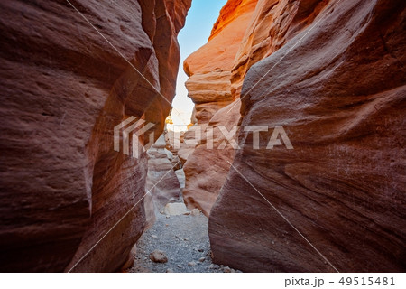 Red Canyon in the Eilat Mountains. 49515481