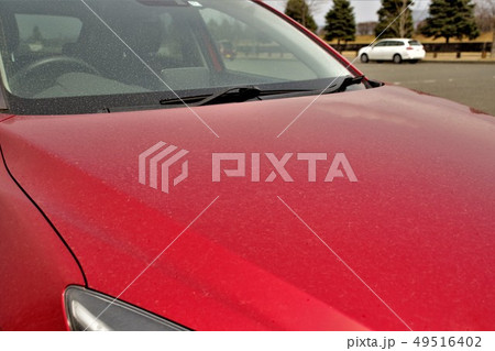 黄砂で汚れた自動車 49516402