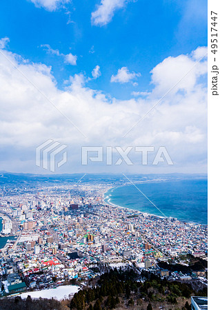 【北海道】雪の舞う函館 【北海道】雪の舞う函館 49517447