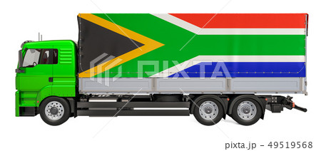 Cargo Delivery in South Africa concept, 3D 49519568