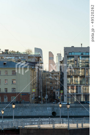 Views of Moscow on a sunny spring evening. Various historical buildings 49520262