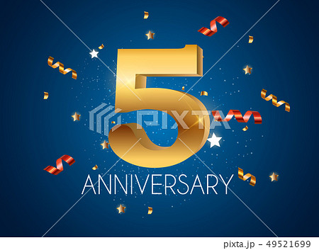 Template Logo 5 Years Anniversary Vector Illustration Template Logo 5 Years Anniversary Vector Illustration 49521699