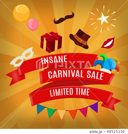 April Fools Day text and funny illustration EPS 10 vector for greeting card, ad, promotion, poster 49525150
