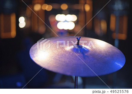 drums on stage before a concert 49525576