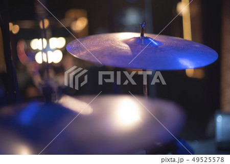 drums on stage before a concert 49525578