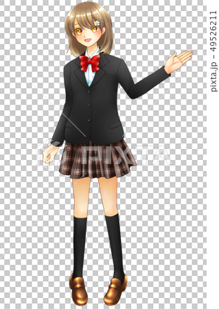 Female student to guide (with hairpin) Female student to guide (with hairpin) 49526211