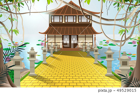 dojo in the swamp in japan	 49529015