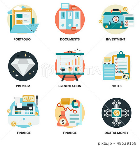 Business icons set for business, marketing Business icons set for business, marketing 49529159