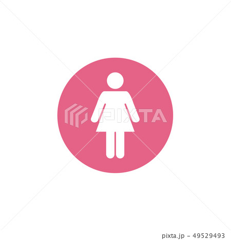 Female gender icon graphic design template vector 49529493