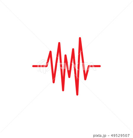 Pulse icon graphic design template vector Pulse icon graphic design template vector 49529507