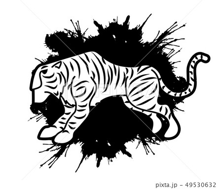 Tiger cartoon logo  graphic vector. 49530632