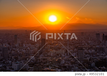 《東京都》東京の夕景 《東京都》東京の夕景 49532101