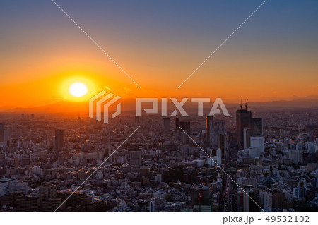 《東京都》東京の夕景 《東京都》東京の夕景 49532102