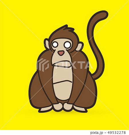 Monkey graphic vector 49532278