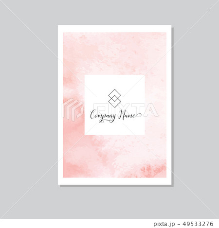 Hand Painted Art Of Watercolor Paint On Watercolor Paper 49533276