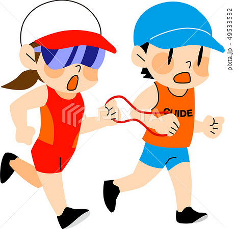 Parasport Marathon Illustration Stock Illustration