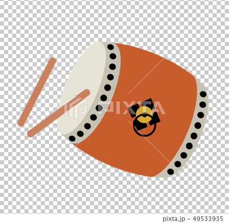 Japanese drum icon Japanese drum icon 49533935