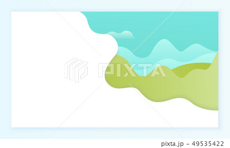 Grounds and Water Abstract Banner, Design of Page Grounds and Water Abstract Banner, Design of Page 49535422