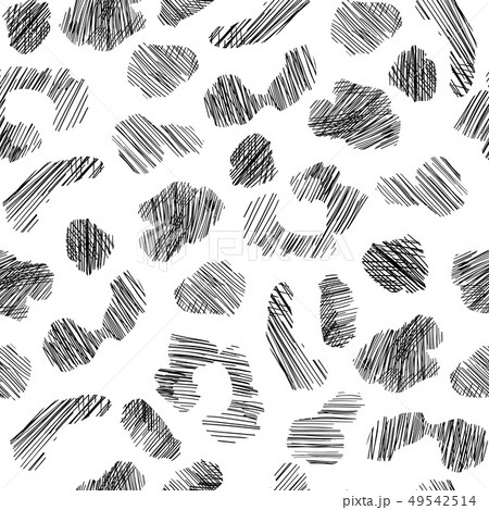 Grunge leopard skin seamless pattern. Abstract 49542514