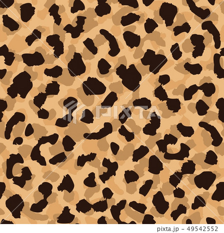 Leopard skin seamless pattern. Abstract animal fur 49542552