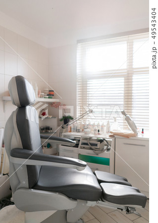 Professional pedicure chair, office for cosmetic procedures. Salon spa and beauty 49543404
