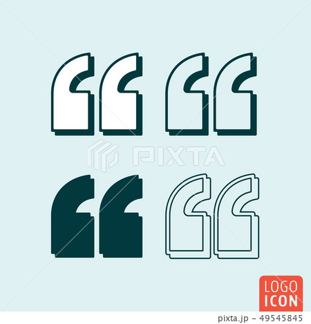 Quotes - citation comma sign. Quotation - double Quotes - citation comma sign. Quotation - double 49545845
