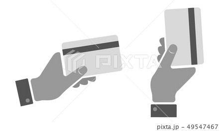 Hand with credit card Hand with credit card 49547467