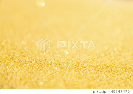 Defocused gold glitter background. Gold abstract 49547479