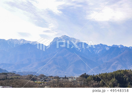 【山梨県】北杜市長坂からの甲斐駒ケ岳 【山梨県】北杜市長坂からの甲斐駒ケ岳 49548358