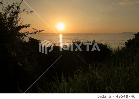 三苫海岸の夕日 49548746
