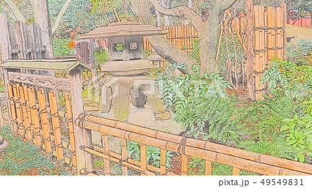 日本庭園イラスト10のイラスト素材