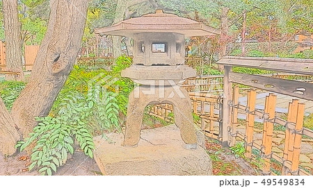 日本庭園イラスト13のイラスト素材 49549834 Pixta