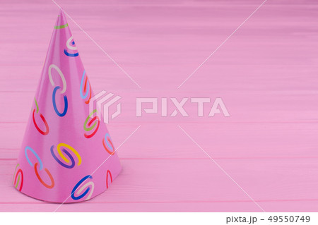 Paper party hat with copy space. 49550749